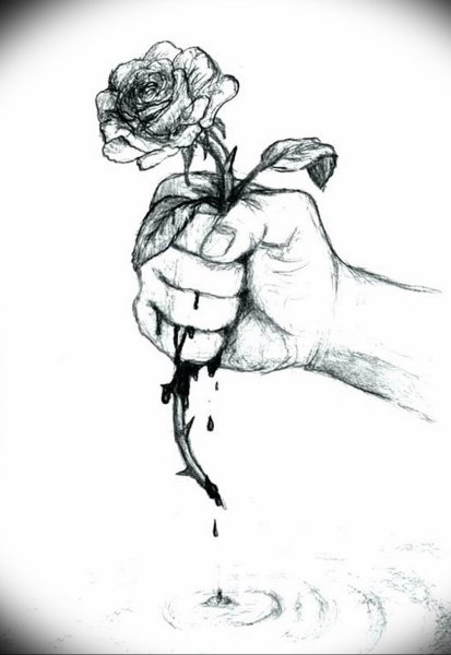 Грустные рисунки