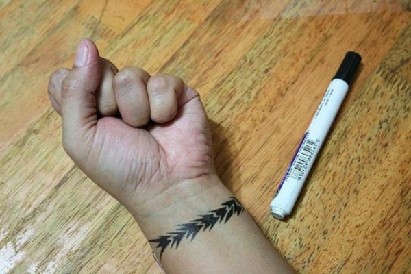 Тату для рисования ручкой