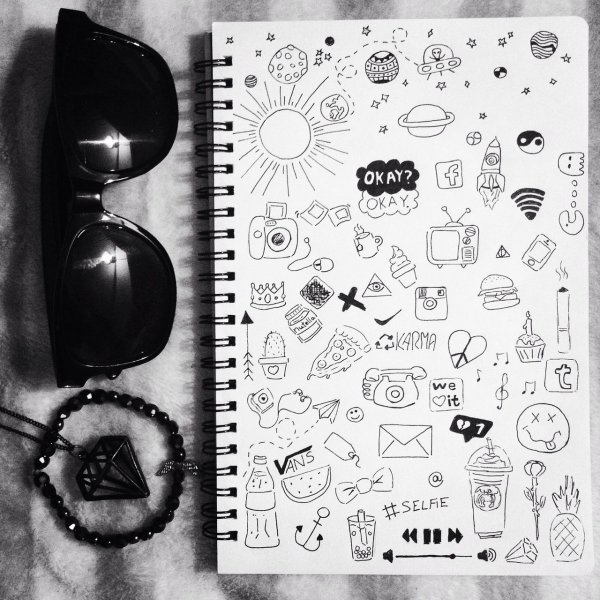 Маленькие рисунки для скетчбука