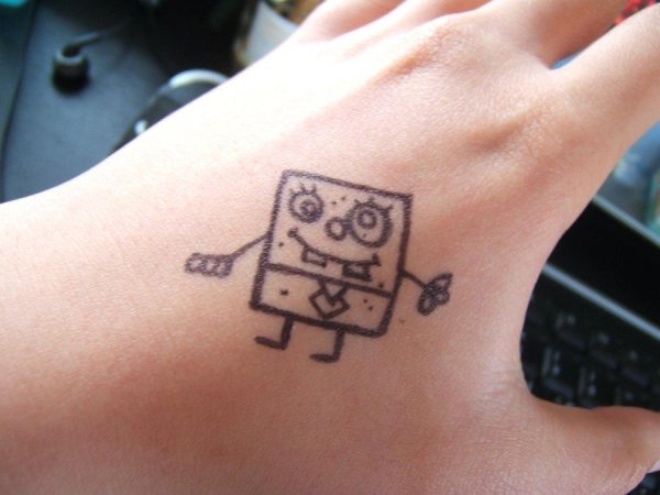 Тату ручкой