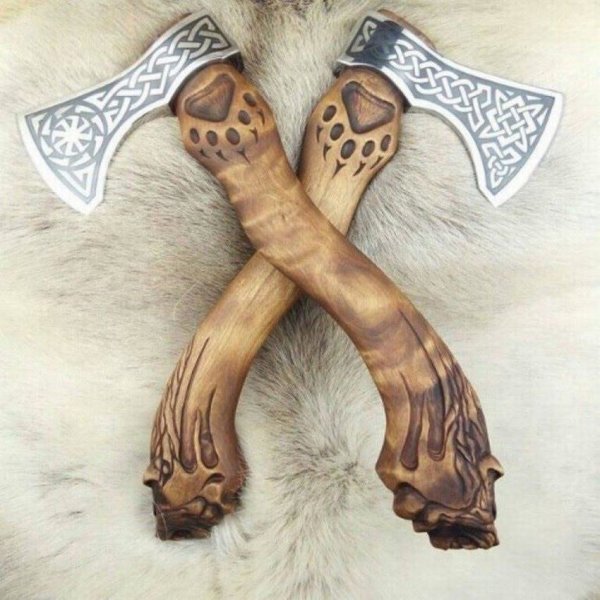 Резные ручки для топора