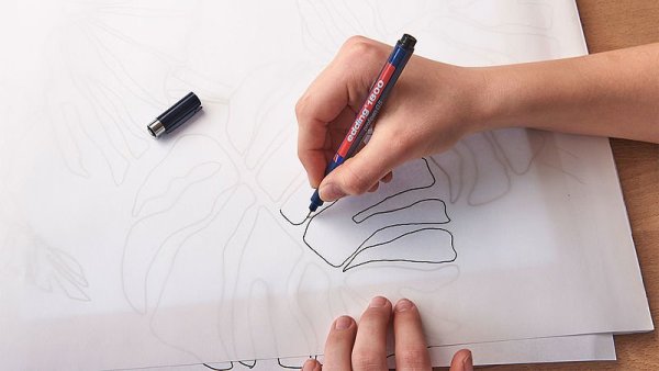 Обводка ручкой