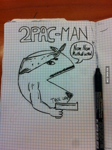 Прикольные рисунки в тетради