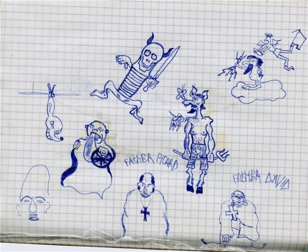 Рисунки в тетради