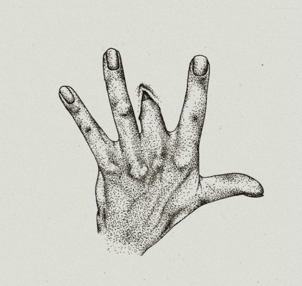 Рисунки чёрной ручкой