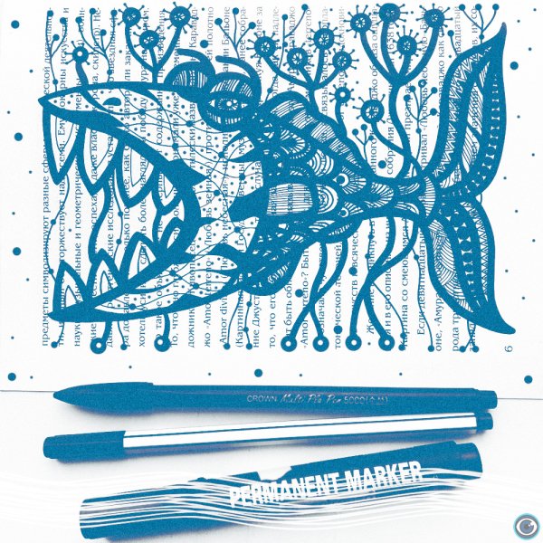 Узоры капиллярной ручкой