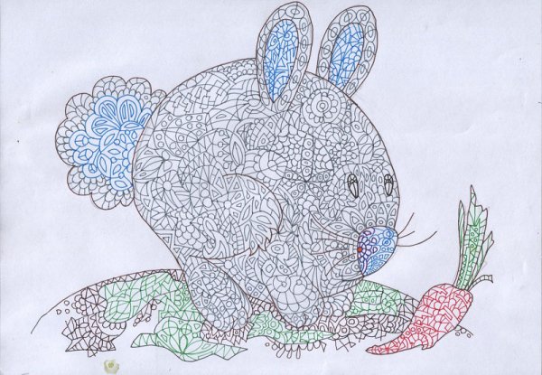 Графика капиллярной ручкой