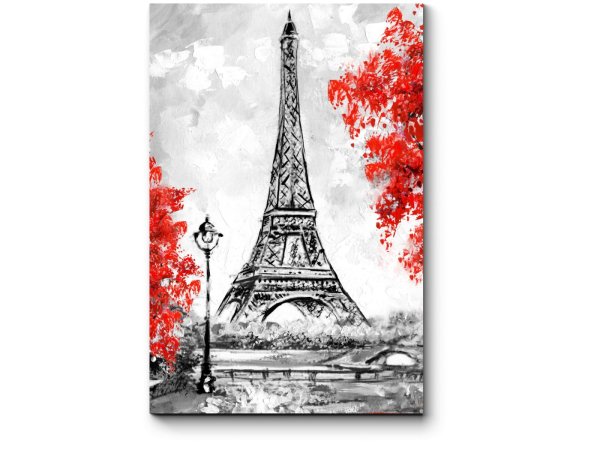 Модульная картина Париж осенью