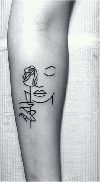 Тату на руки и ноги