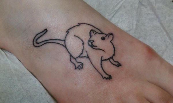 Тату мышь