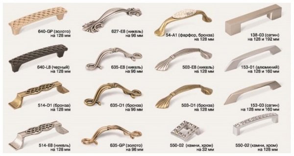 Итальянские ручки для кухонного гарнитура
