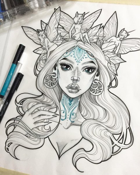 Портрет в графике