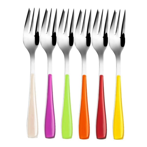 Вилки с цветной ручкой