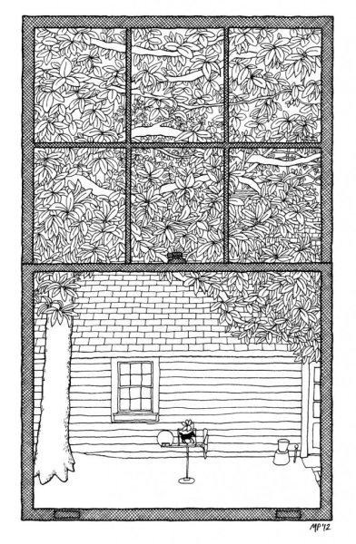 Графический вид из окна