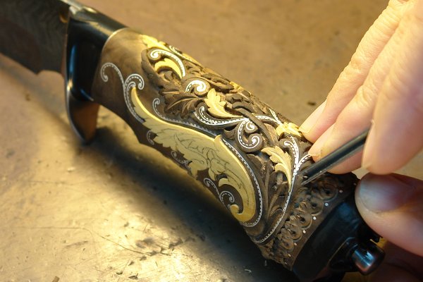 Тульская всечка орнамент