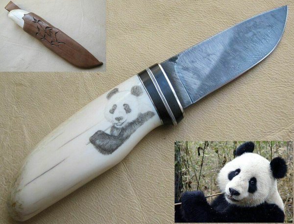 Узор на ручке ножа