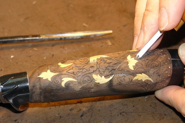 Резцы для всечки металла в дерево