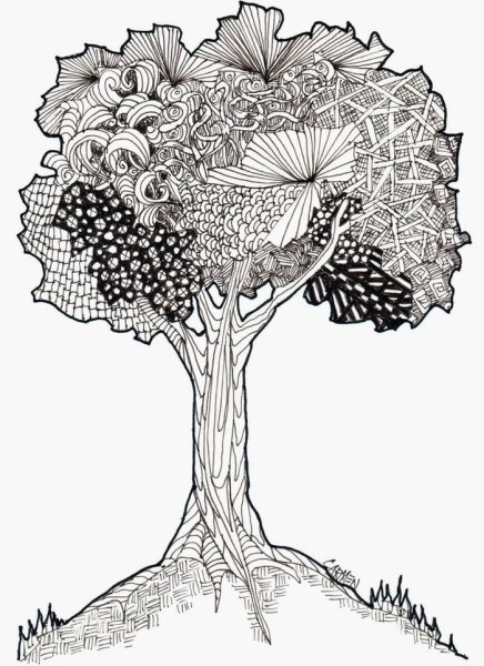 Стилизованные деревья