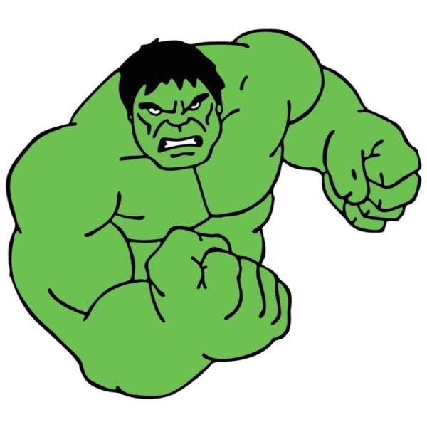 Халк рисунок легкий