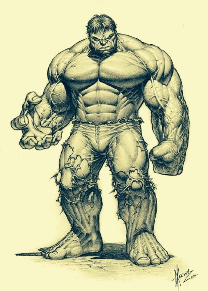 Рисунок Халка