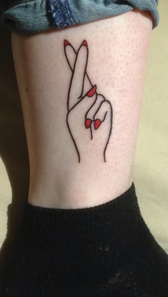 Маленькое лёгкое тату