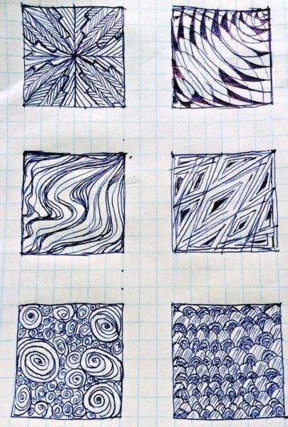 Узоры ручкой