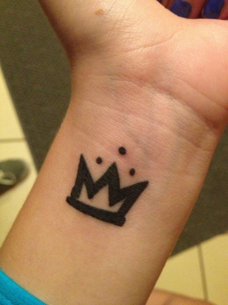 Тату на руке ручкой для мальчиков