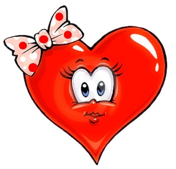 Сердечко с глазками