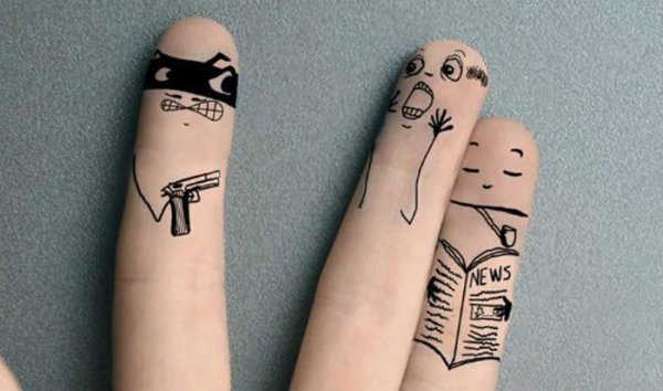 Палец рисунок