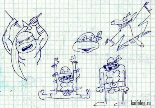 Маленькие зарисовки в тетради