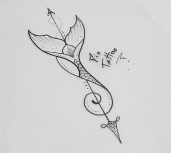 Тату срисовка легкая