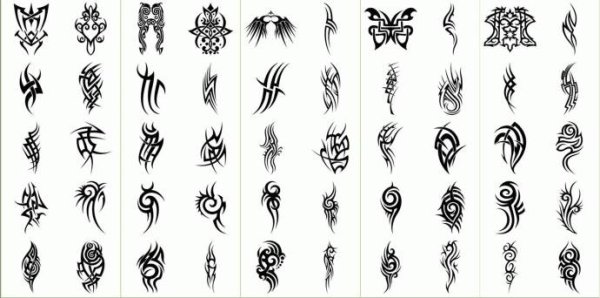 Кельтские узоры тату простые