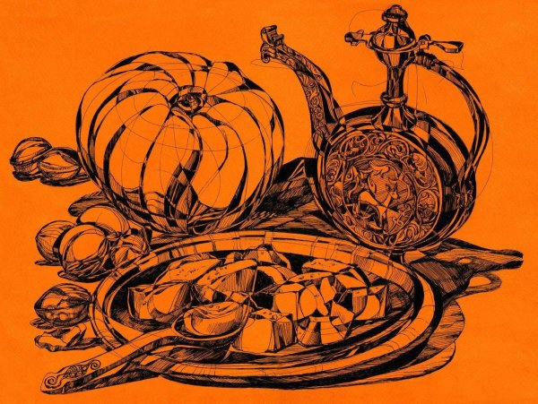 Стилизованный натюрморт