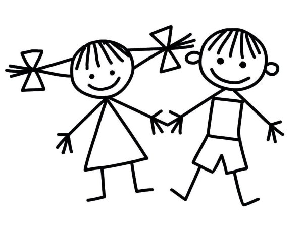 Дети раскраска для детей