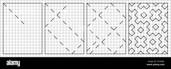 Узоры по клеточкам в тетра