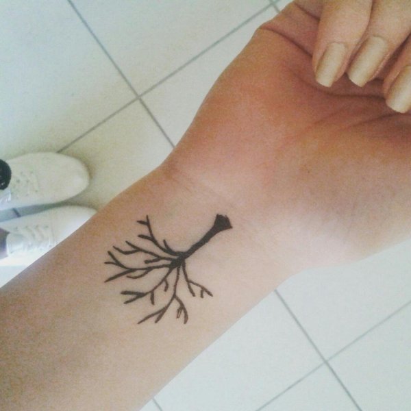 Тату ручкой