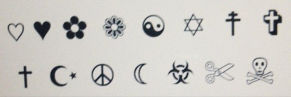 Легкие Татуировки гелевой ручкой