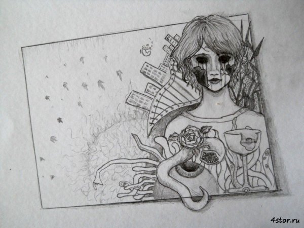 Жуткие рисунки карандашом
