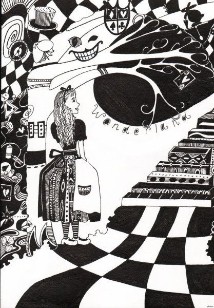 Алиса в стране чудес шахматы