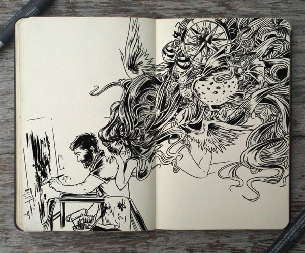 Скетчбук в графике