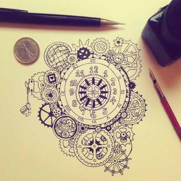 Идеи для рисования часов