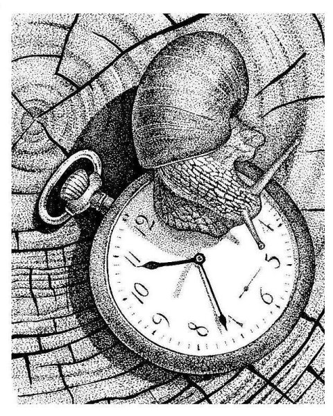 Часы в графике