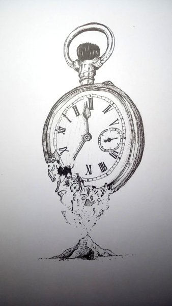 Часы нарисованные