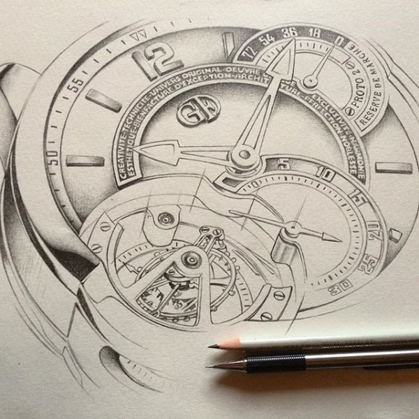 Эскиз часов