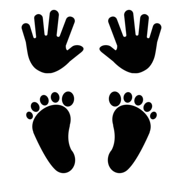 Нарисованные ручки и ножки