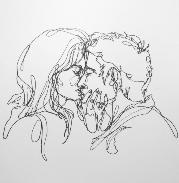 Чёрно-белые скетчи