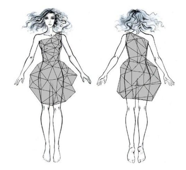 Фэшн иллюстрации в полный рост