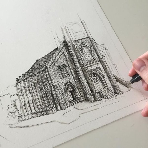 Архитектура ручкой