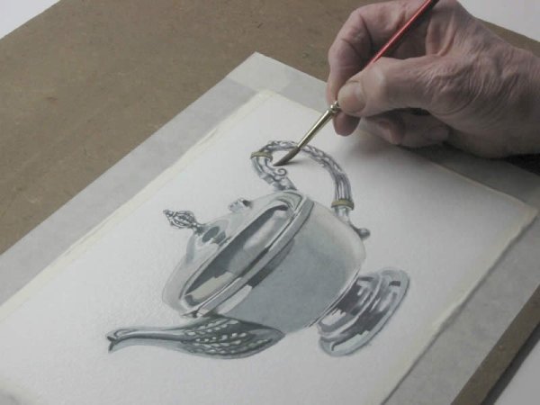 Рисование на металле красками