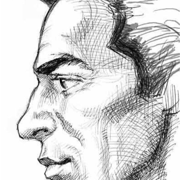 Мужской портрет в графике